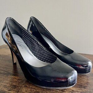 Madden Girl Glossy Black Heels